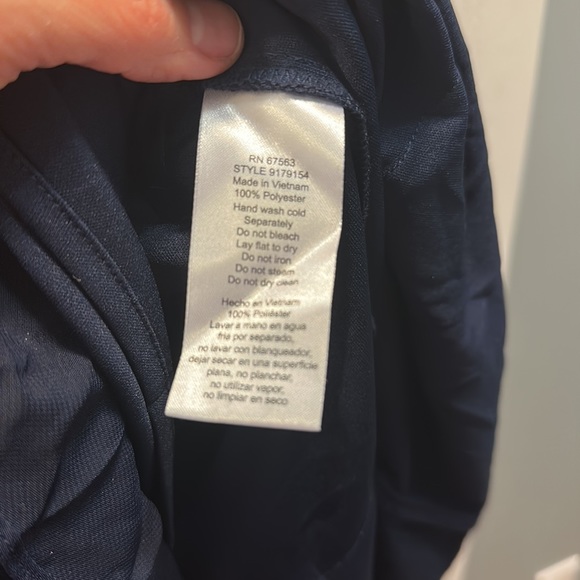 SLNY Dress Sheath Tiered Metallic V-Neck NWT. Size 18. - Picture 10 of 11